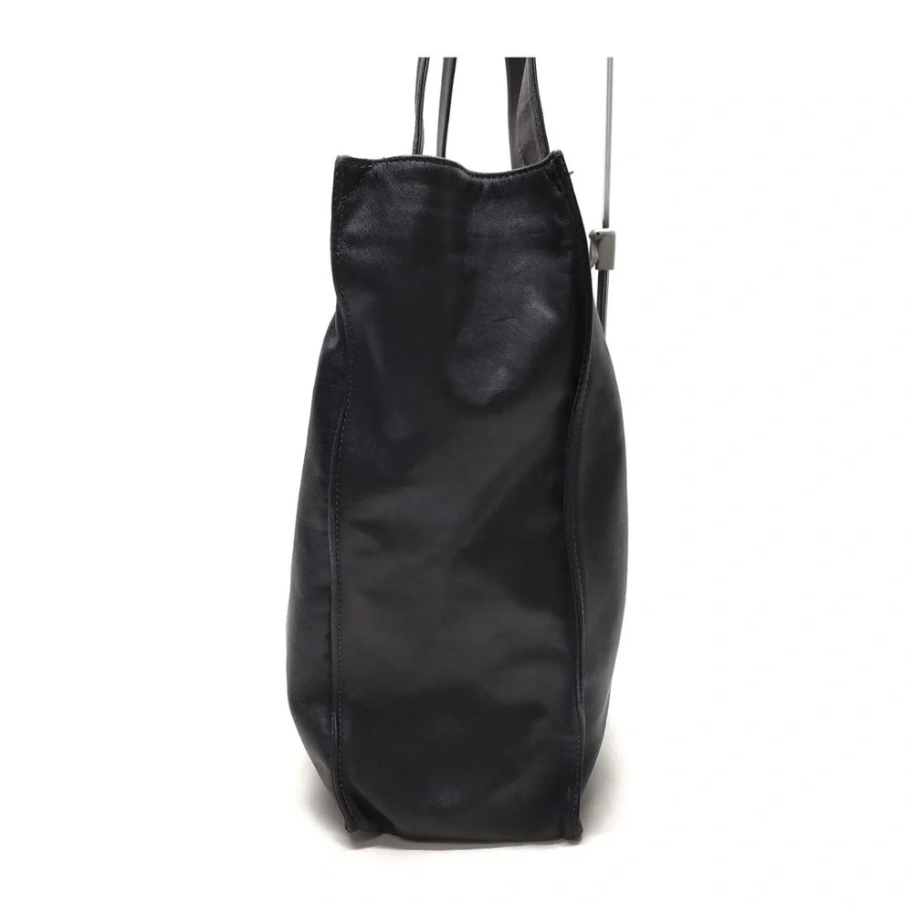 Chanel Tote Bag Black Leather